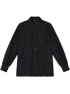 Alix the Label ladies knitted heavy lace blouse