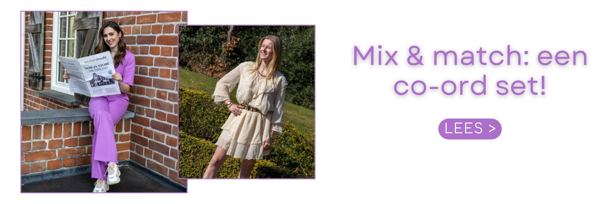 Mix & match met een co-ord set
