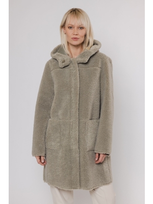 Rino & Pelle reversible hooded coat