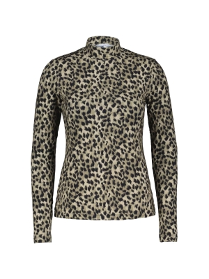 Red Button rolinde leopard top