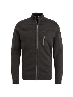 Vanguard zip jacket cotton bonded mouline