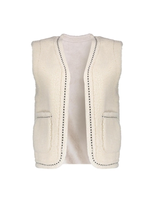 Geisha Online gilet teddy embroidery