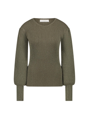 NUKUS mullberry pullover lurex