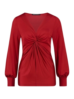 Expresso online long sleeve v neck top with twist