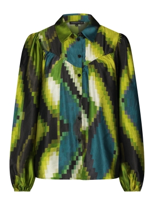 Tramontana blouse pixeled forest