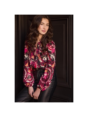 Tramontana blouse bold flowers