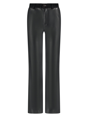 Tramontana trousers pu suedine detail