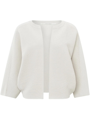 Yaya online batwing rib cardigan