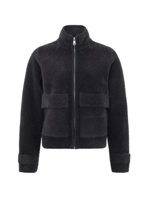 Yaya online knitted jacket with pockets