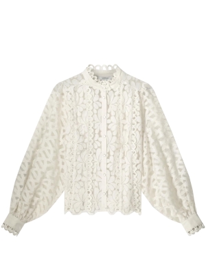 Summum Woman blouse lace organza