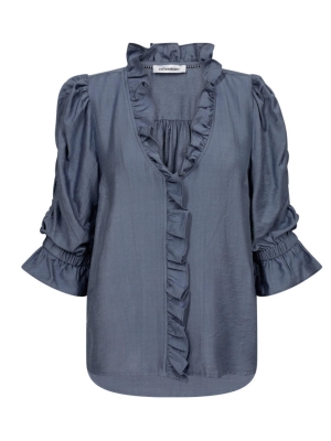 Co Couture heracc frill blouse