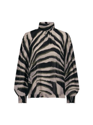 Studio Anneloes izza zebra crepe top