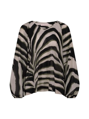 Studio Anneloes elain zebra crepe top