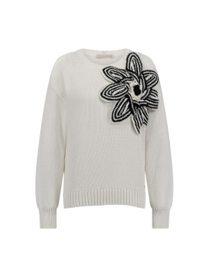 Studio Anneloes valerie chunky flower pullover