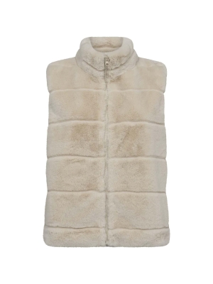 Freequent faux fur vest 