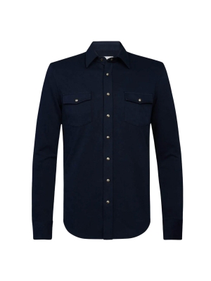 Profuomo overshirt western navy