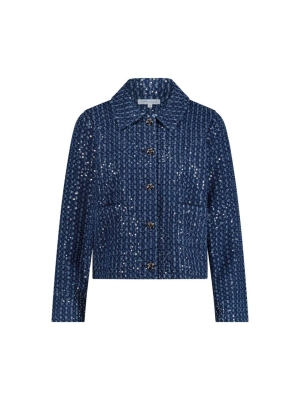 Tramontana sequin denim jacket