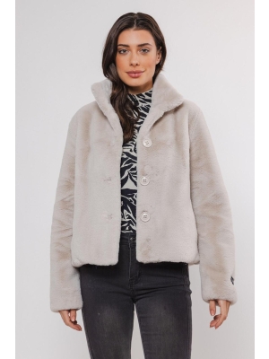 Rino & Pelle single breasted fake fur jacket