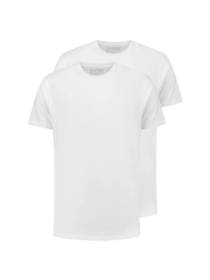 Slater basic 2-pack t-shirt o-neck 