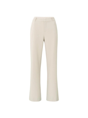 Yaya online woven wide leg trousers 