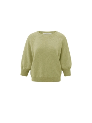 Yaya online sweater with raglan sleeves