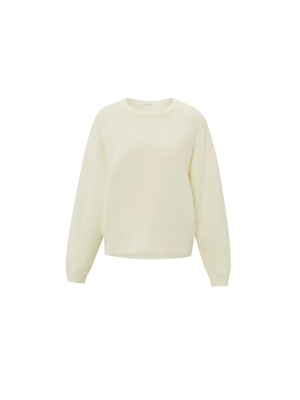 Yaya online sweater with seam details