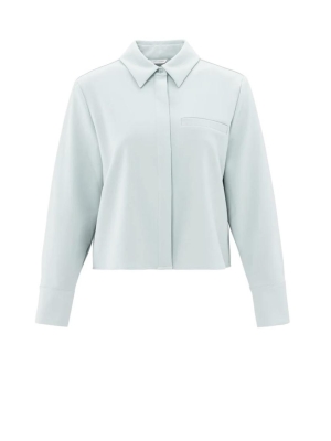 Yaya online cropped blouse