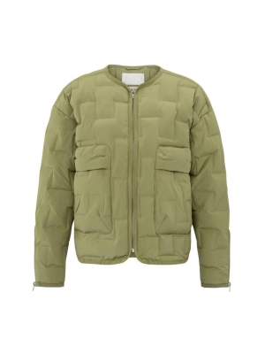 Yaya online short nylon quilted jacket 