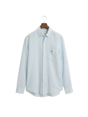 GANT webshop reg cotton linen stripe shirt