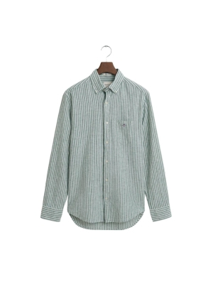 GANT webshop reg cotton linen stripe shirt