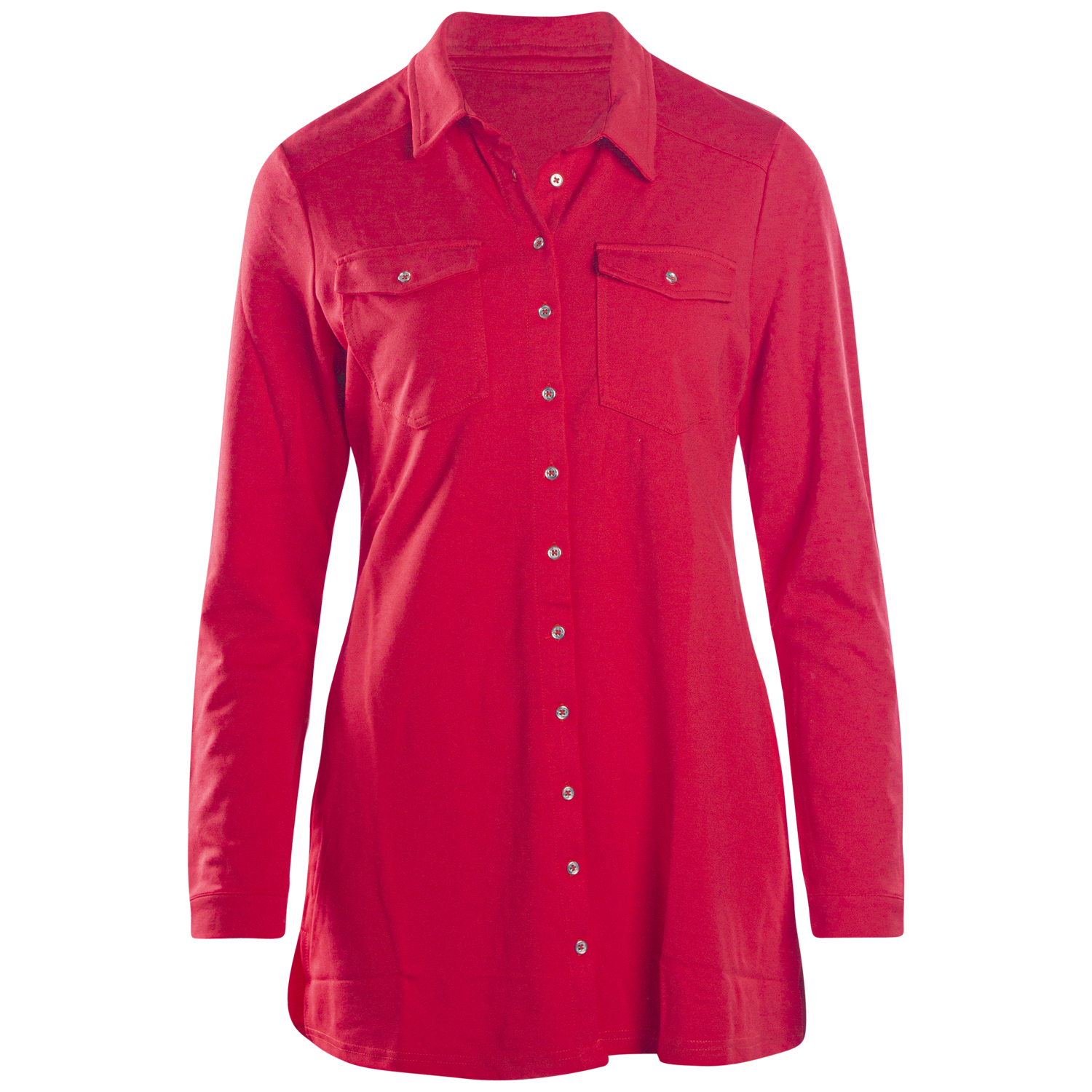 red button shirt