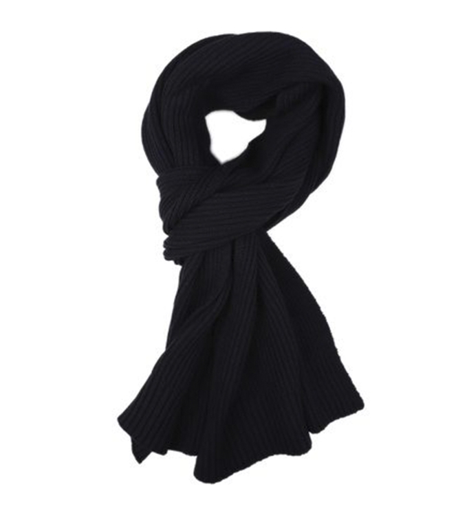 Profuomo SCARF COT POLY KNIT NAVY