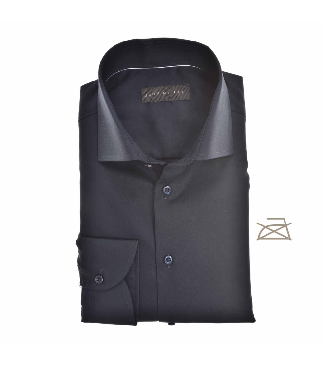 John Miller overhemden 195 Donkerblauw