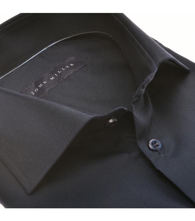 John Miller overhemden 195 Donkerblauw