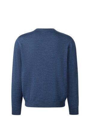 Maerz Pullover Rundhals 1/1 Arm 380 blauw