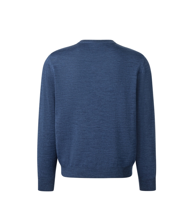 Maerz Pullover Rundhals 1/1 Arm 380 blauw