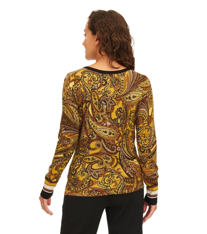 Betty Barclay Strickpullover Kurz 1/1 Arm 7820 Brown/Yellow