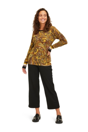 Betty Barclay Strickpullover Kurz 1/1 Arm 7820 Brown/Yellow