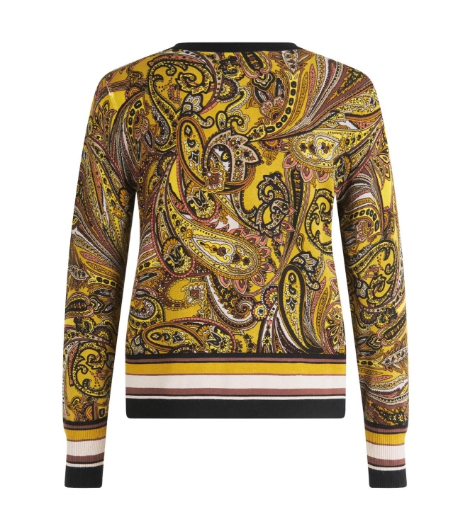 Betty Barclay Strickjacke Kurz 1/1 Arm 7820 Brown/Yellow