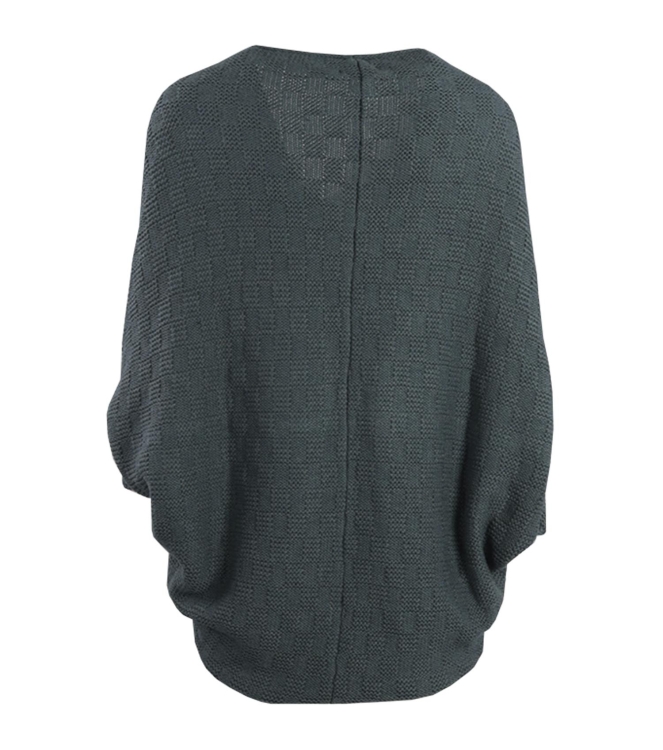 Opus Amaryllis check Deep Teal