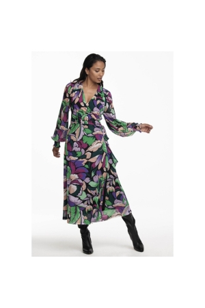 Tramontana Dress Mesh Flower Flash Print Multi Colour