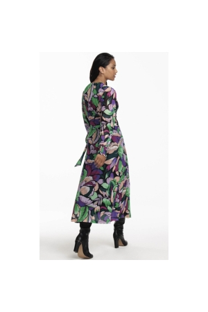 Tramontana Dress Mesh Flower Flash Print Multi Colour