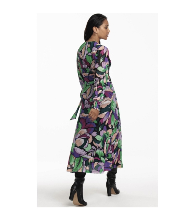 Tramontana Dress Mesh Flower Flash Print Multi Colour