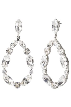 Abrazi Jane oorbellen Zilver Small Zilver