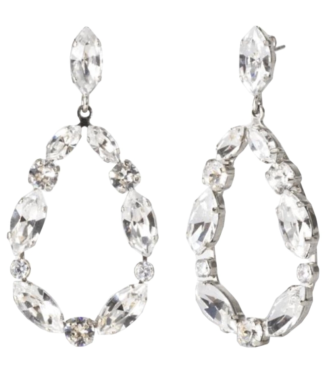 Abrazi Jane oorbellen Zilver Small Zilver