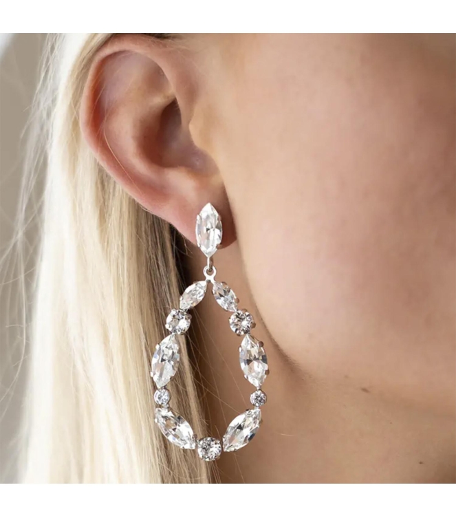 Abrazi Jane oorbellen Zilver Small Zilver