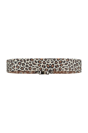 Studio Anneloes SA elastic leopard belt 1284 kit/camel