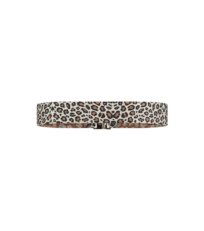 Studio Anneloes SA elastic leopard belt 1284 kit/camel