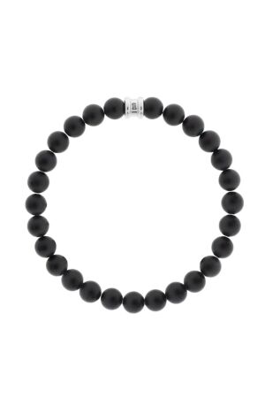 Steel and Barnett Stones Bracelet SBB/023 Matt Black