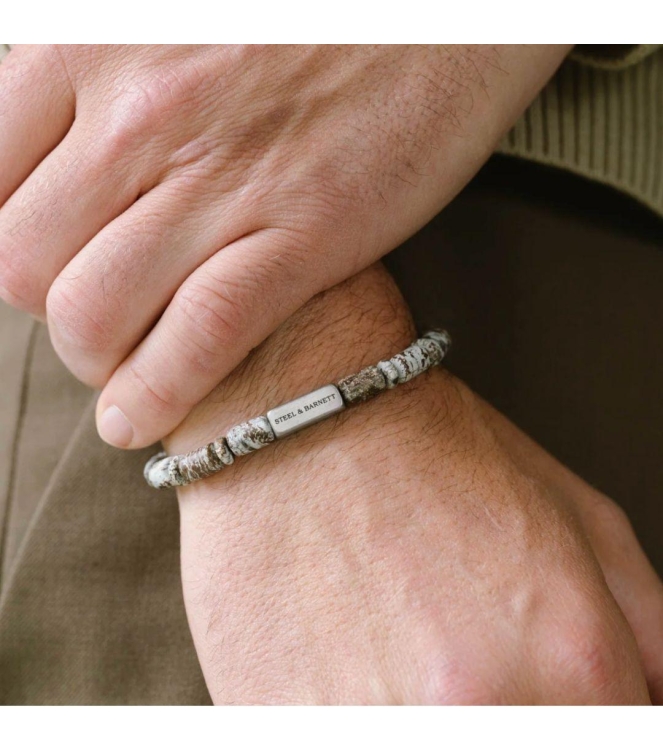 Steel and Barnett Stones Bracelet SBCC/002 Matt Moreno
